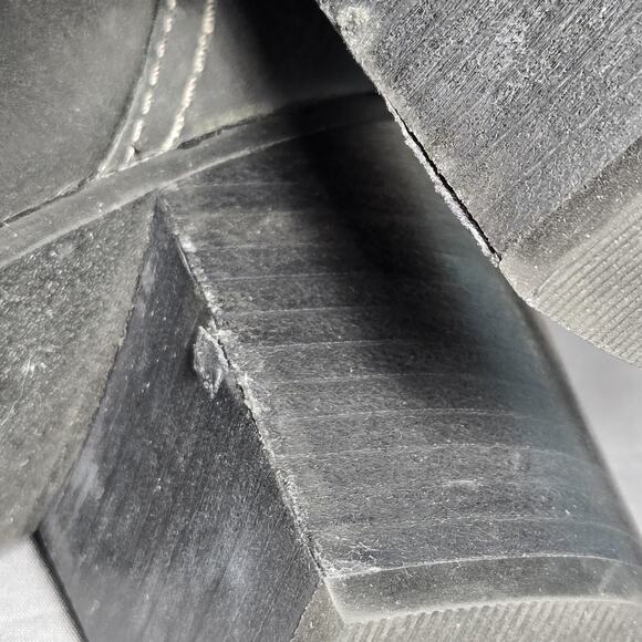 Timberland Earthkeepers Bethel Buckle Boots Womens 7.5 Black Leather Suede Heel - Picture 12 of 12